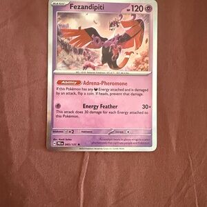 Fezandipiti Pokémon Card with Vibrant Colorsp